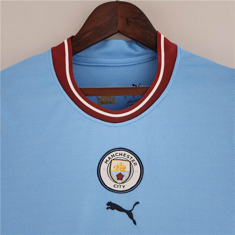 Manchester City 22/23 Home Blue Women's Soccer Jersey Football Shirt - Click Image to Close